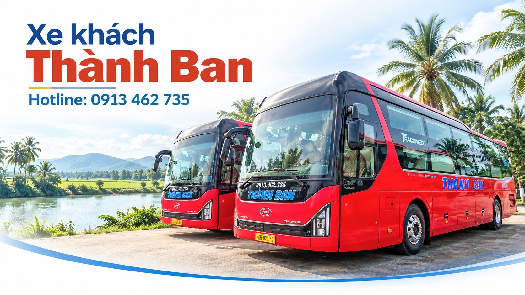 Xe khách Thành Ban — Hotline 0913 462 735